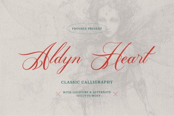 Aldyn Heart Font: A Refined Script for Editorial Design