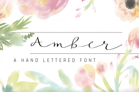 Amber Font: A Designer’s Take on Elegant Script