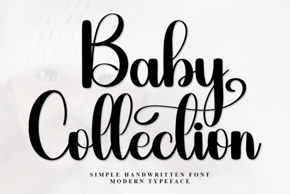 Baby Collection Font: Whimsical Type for Handmade Crafts
