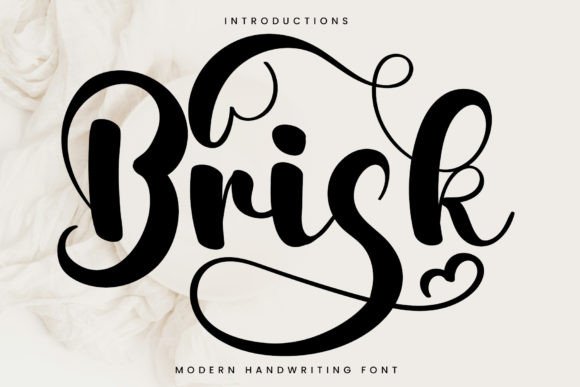 Brisk Font: Elegant Handwritten Typography for Web Design