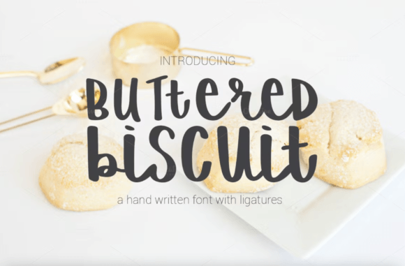 Buttered Biscuit Font: A Designer’s Branding Test