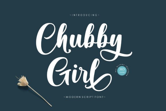 Chubby Girl Font: Adding Handwritten Charm to Handmade Products