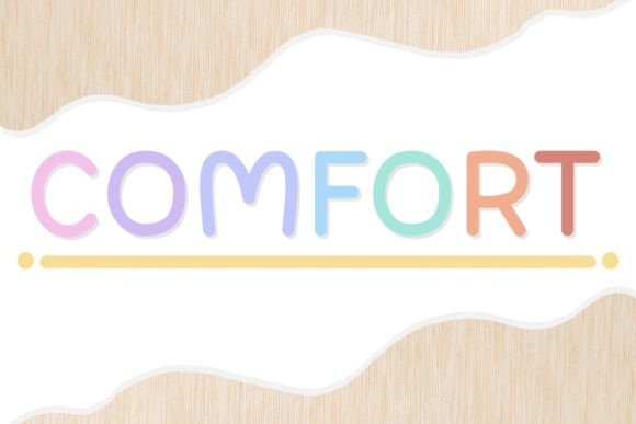Comfort Font: A Handwritten Typeface for Editorial Design