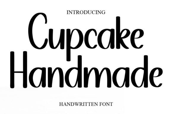 Cupcake Handmade Font for Editorial Design