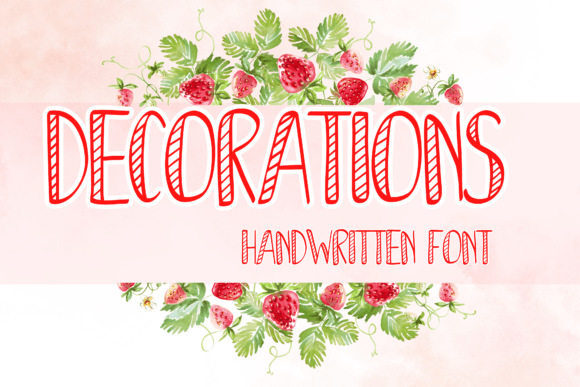 Decorations Font: Adding Warmth to Editorial Layouts