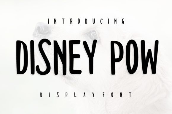 Disney Pow Font: Adding Hand-Drawn Charm to Branding