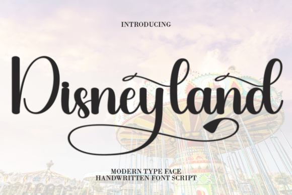 Disneyland Font: Elevating Campaign Visuals with Brush Script