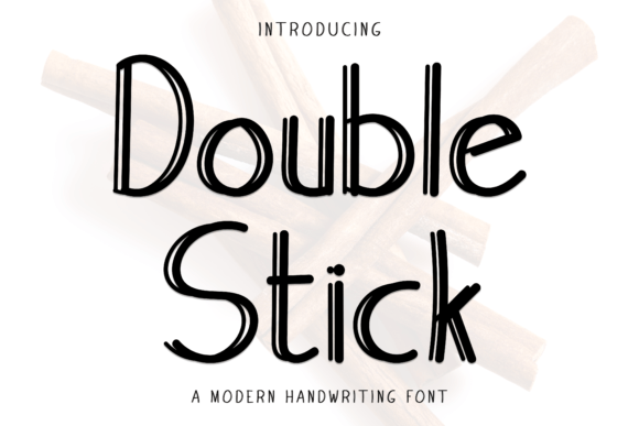 Double Stick: A Cute Handwritten Font for Real Branding Projects