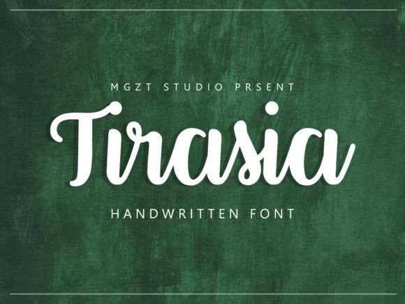 Elegance Meets Editorial Design with Tirasia Script Font