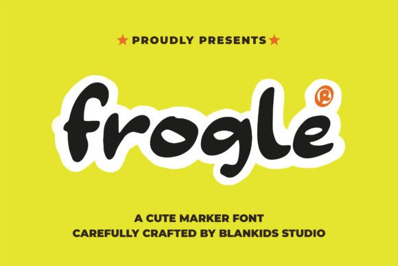 Frogle Font: Playful Handwriting for Makers