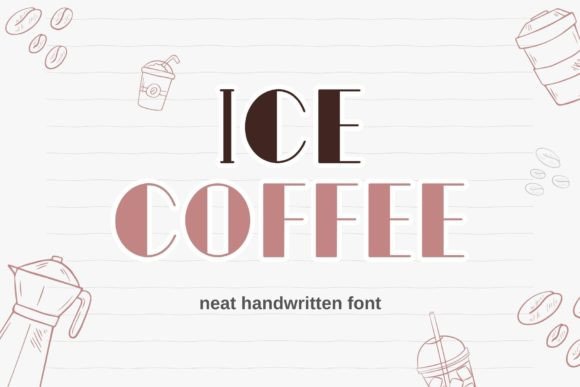 Ice Coffee Font: Handwritten Style for Business Branding