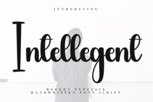 Intellegent Font: A Modern Handwritten Typeface for Brands