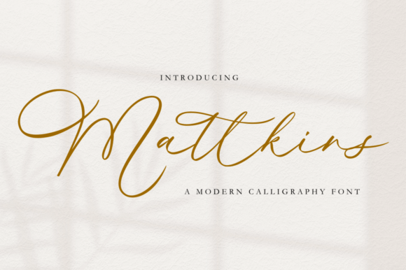 Mattkins Font: Elevating Editorial Design with Elegant Script