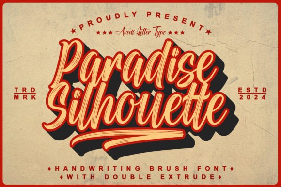 Paradise Silhouette Font: A Joyful Script for Editorial Design