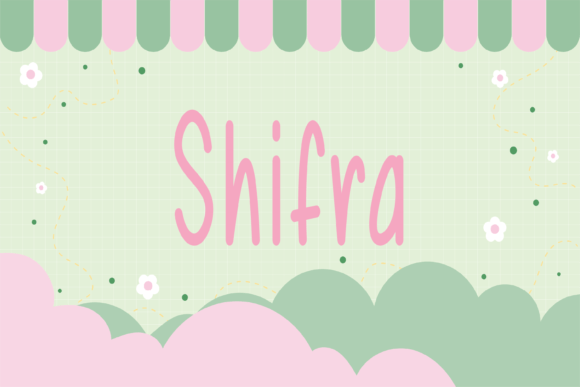 Shifra: A Whimsical Handwritten Font for Social Media Campaigns and Digital Promotions