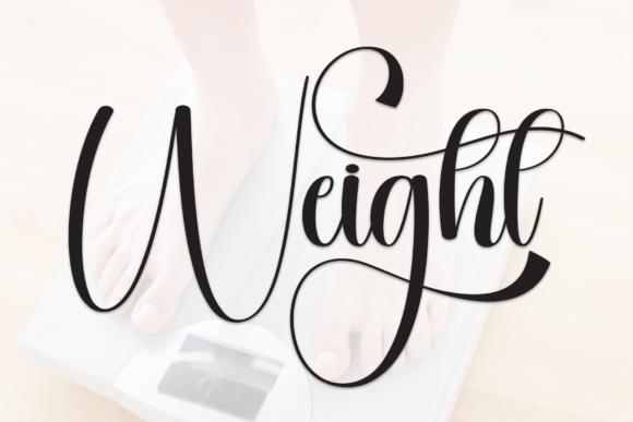 Weight Font: Elegant Script for Digital Campaigns