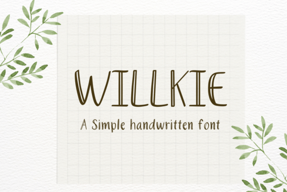 Willkie Font: A Handwritten Typeface for Editorial Design